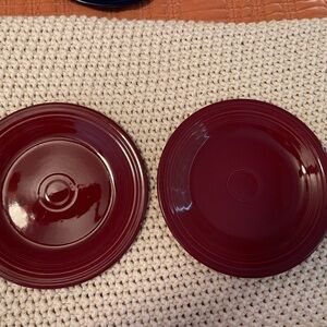 Fiesta ware 2 Dinner Plates